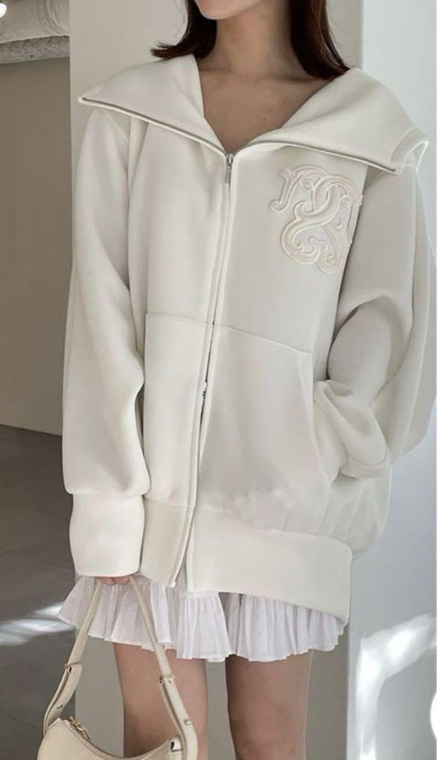 Amazon.co.jp: SNIDELスナイデル ボリュームパーカー NPGRN