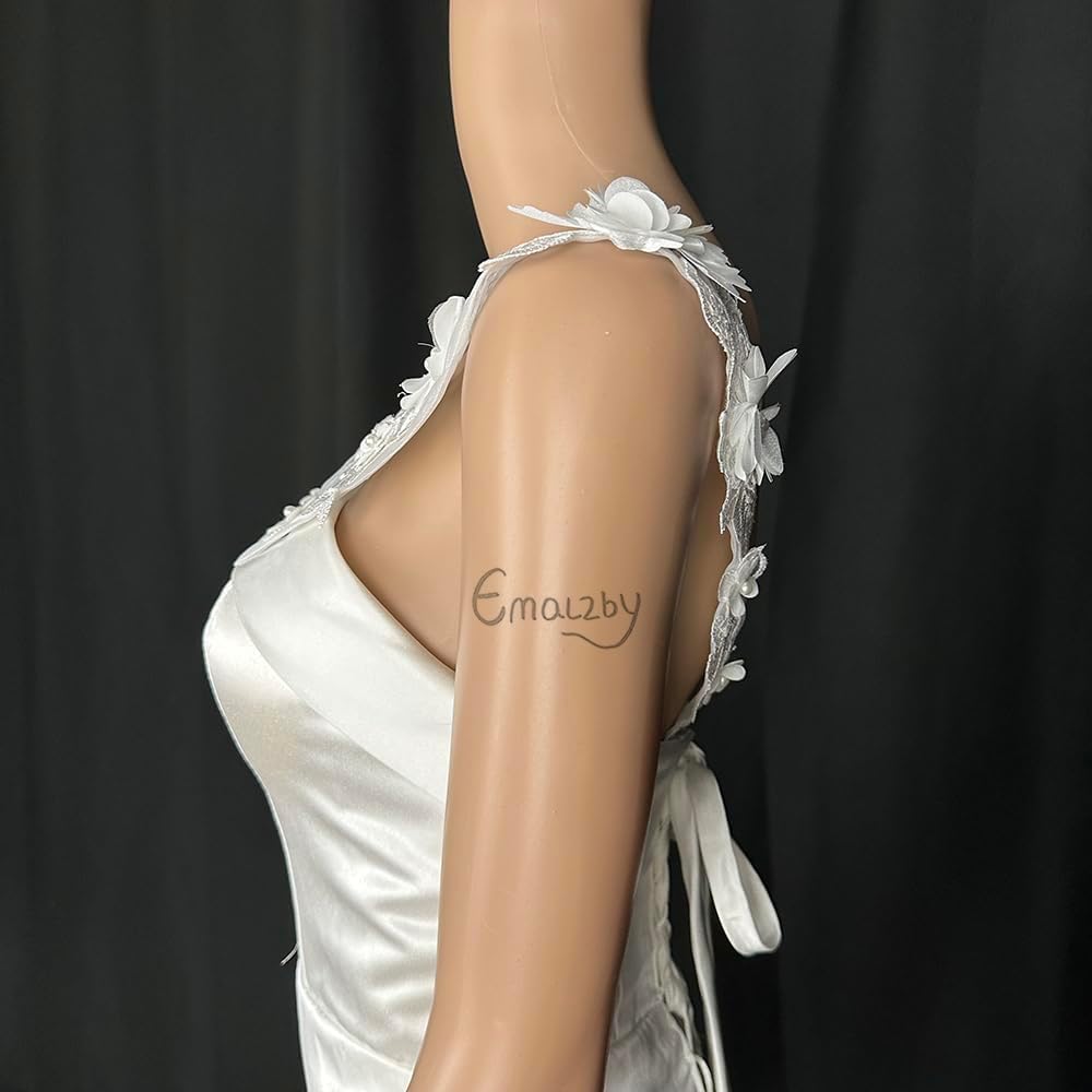 Lace Bridal Straps,3D flower Wedding Dress, detachable 15.7-23.6 inches (40-60cm available),bra straps, Custom Design straps, off White flower wedding straps