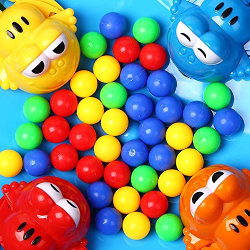 FUN-FUN-Hungry-Frog-Eating-Beans-Games-Family-Party-Parent-Child-Interactive-Game-Toy-of-Quick-4-Player-Classic-Board-Fun-Includes-All-Pieces-Needed-to-Play-Random-Color-Frog-Toy-for-Kids-3-Years