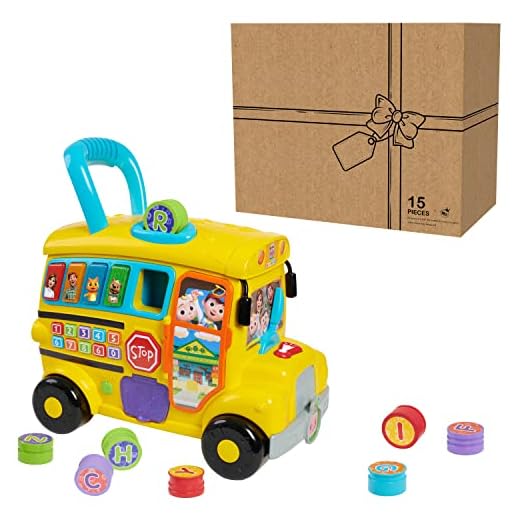 CoComelon Ultimate Learning Bus, Preschool Learning and Education, Officially Licensed Kids Toys for Ages 18 Months Up