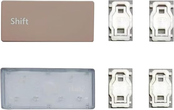 Replacement Left Shift Keycap Keys and Hinges Compatible for Surface Laptop 3/4/5/6 13.5/15inch 1867 1868 1872 1873 1950 1951 1953 1958 1959 1978 1979 Keyboard Left Shift Key Cap Rose Gold