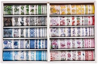 100 Rolls Washi Tape Set, NogaMoga Decorative Masking Tapes, Craft Supplies for Arts, DIY Crafts, Bullet Journals, Planners, Scrapbooking, Wrapping