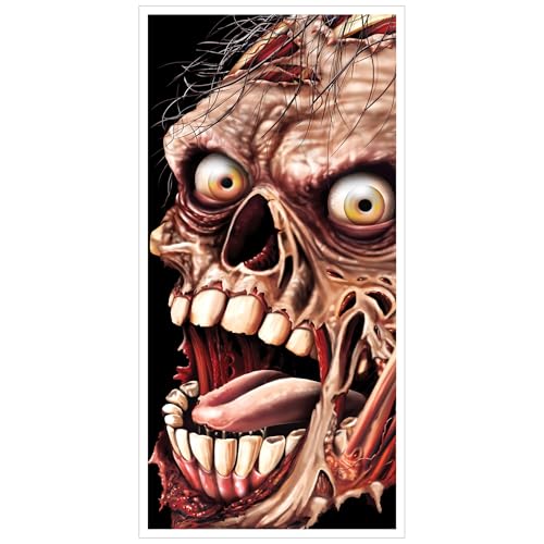 Amazon.com: Beistle Zombie Lab Door Covers, 5’ x 30”, 2 Pieces ...