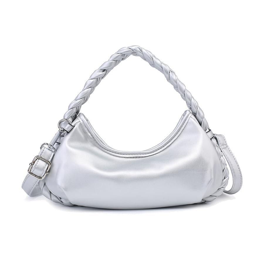 JEN & CO. Vegan Juliette Half-Moon Shoulder Bag - Product