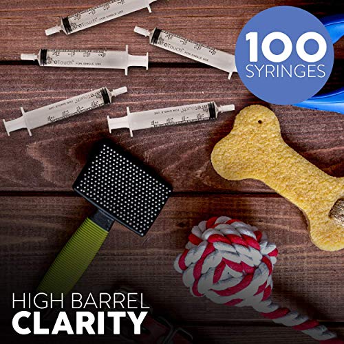 Care Touch 10Ml Syringe With Luer Slip Tip - 100 Sterile Syringes – No Needle Great For Dispensing Oral Medicine And Home Care #TOP7