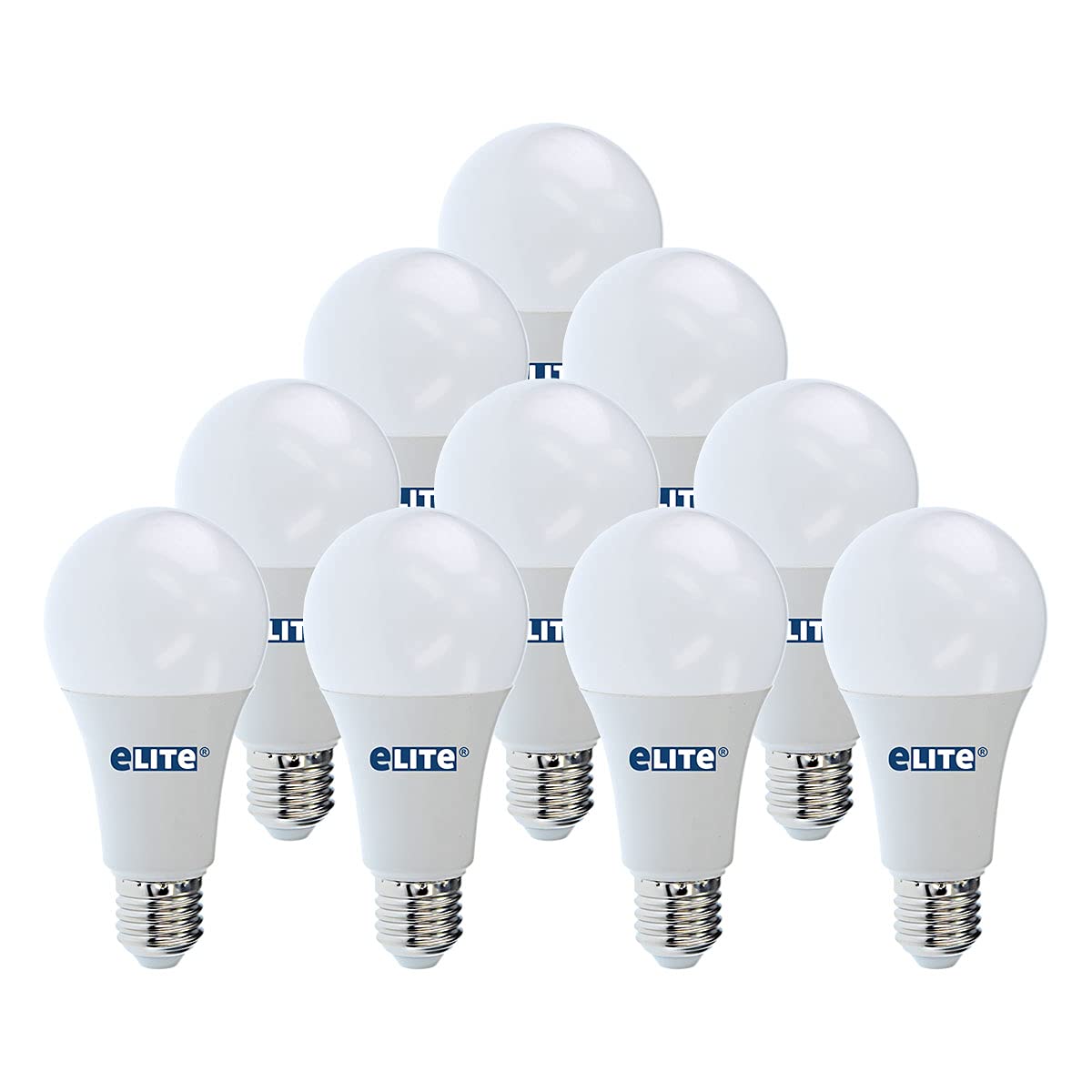 eLITe LED Lampe E27, 15W, 2700K Warmweiß, 1540 lm, 10 Stück