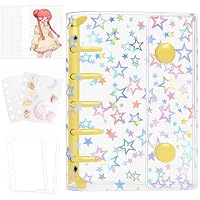 Amazon.co.jp: PAEUKUON 透明 シール帳 A8 ミニサイズ シール