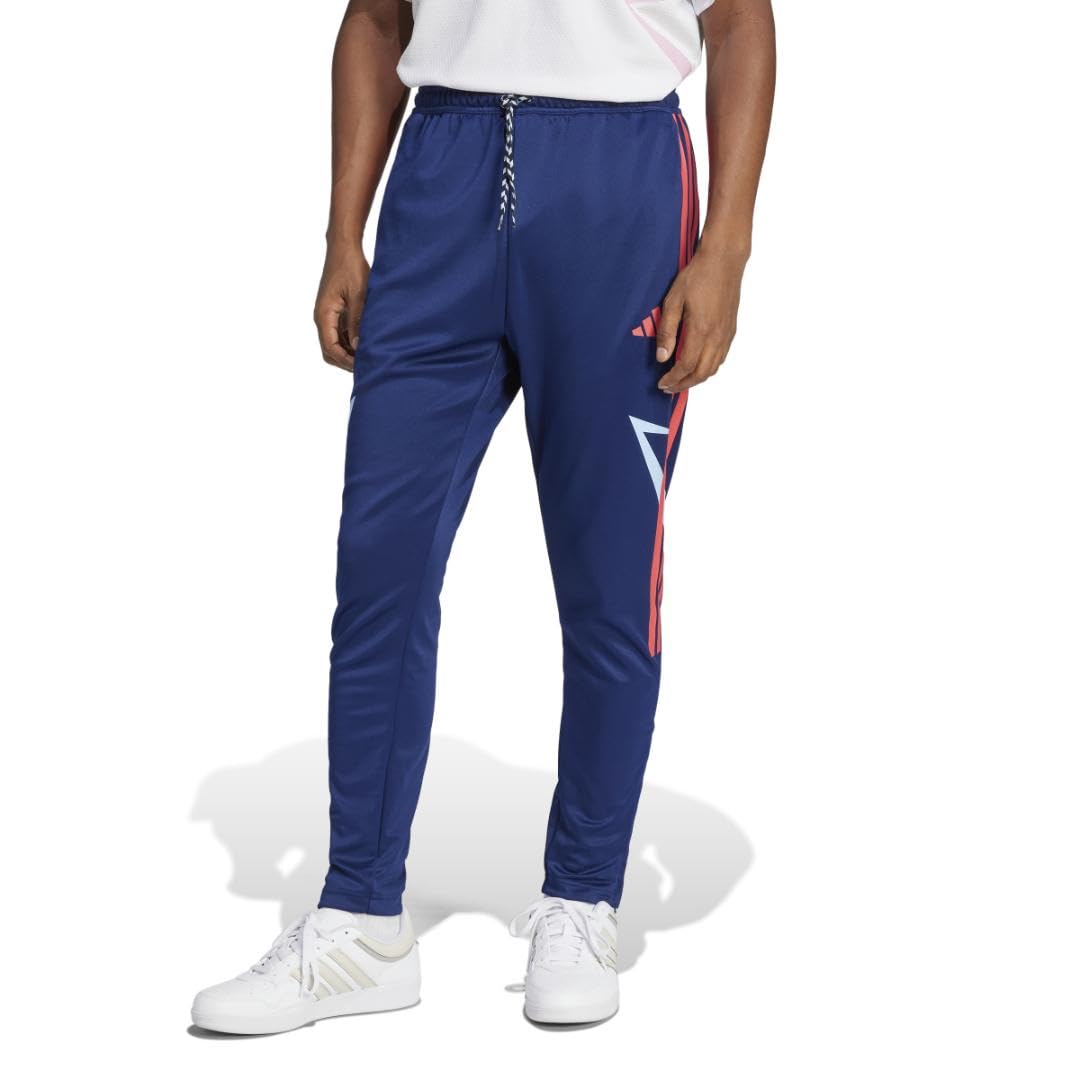 Adidas Men’s House of Tiro Nations Pack Pants (Regular & Tall), Dark Blue/Blue/Semi Lucid Red, 3X-Large