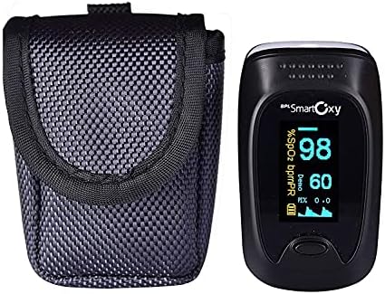 BPL Medical Technologies BPL Smart Oxy Finger Tip Pulse Oximeter (Black)|High Accuracy|SPO2|Perfusion Index| OLED Display| CE Certified| Heart Rate|