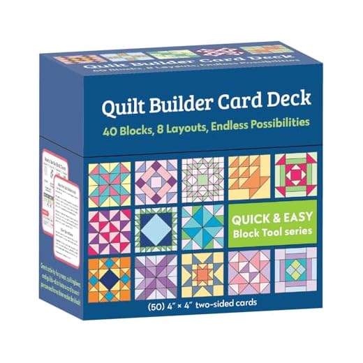 Quilt Builder Card Deck: 40 Block, 6 Layouts, Endless Possibilities