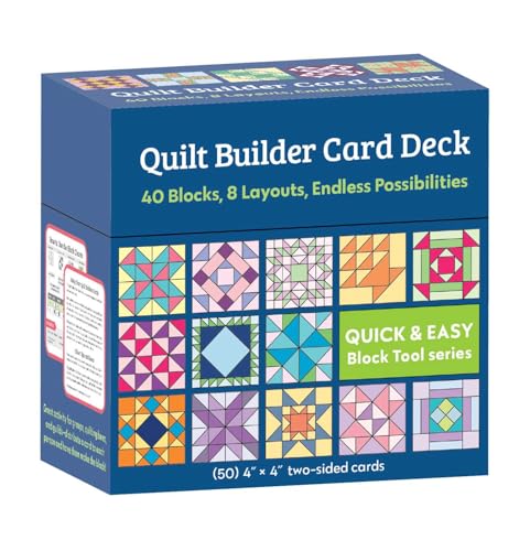Image of Quilt Builder Card Deck: 40 Blocks, 8 Layouts, Endless Possibilities