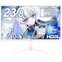 Amazon.co.jp: Pixio ゲーミングモニター PX249Wave ホワイト 24インチ