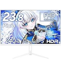 Amazon.co.jp: Pixio ゲーミングモニター PX249Wave ホワイト 24インチ
