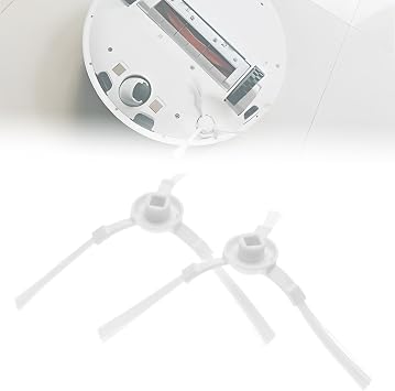 スイープロボット 三角エッジブラシ サイドブラシ付き Xiaomi Mop 2S Mop P Mop Proロボット掃除機アクセサリー対応 ホワイト