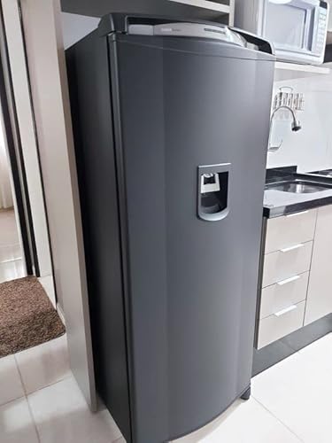 Adesivo para Envelopamento de Geladeira Grafite Fosco