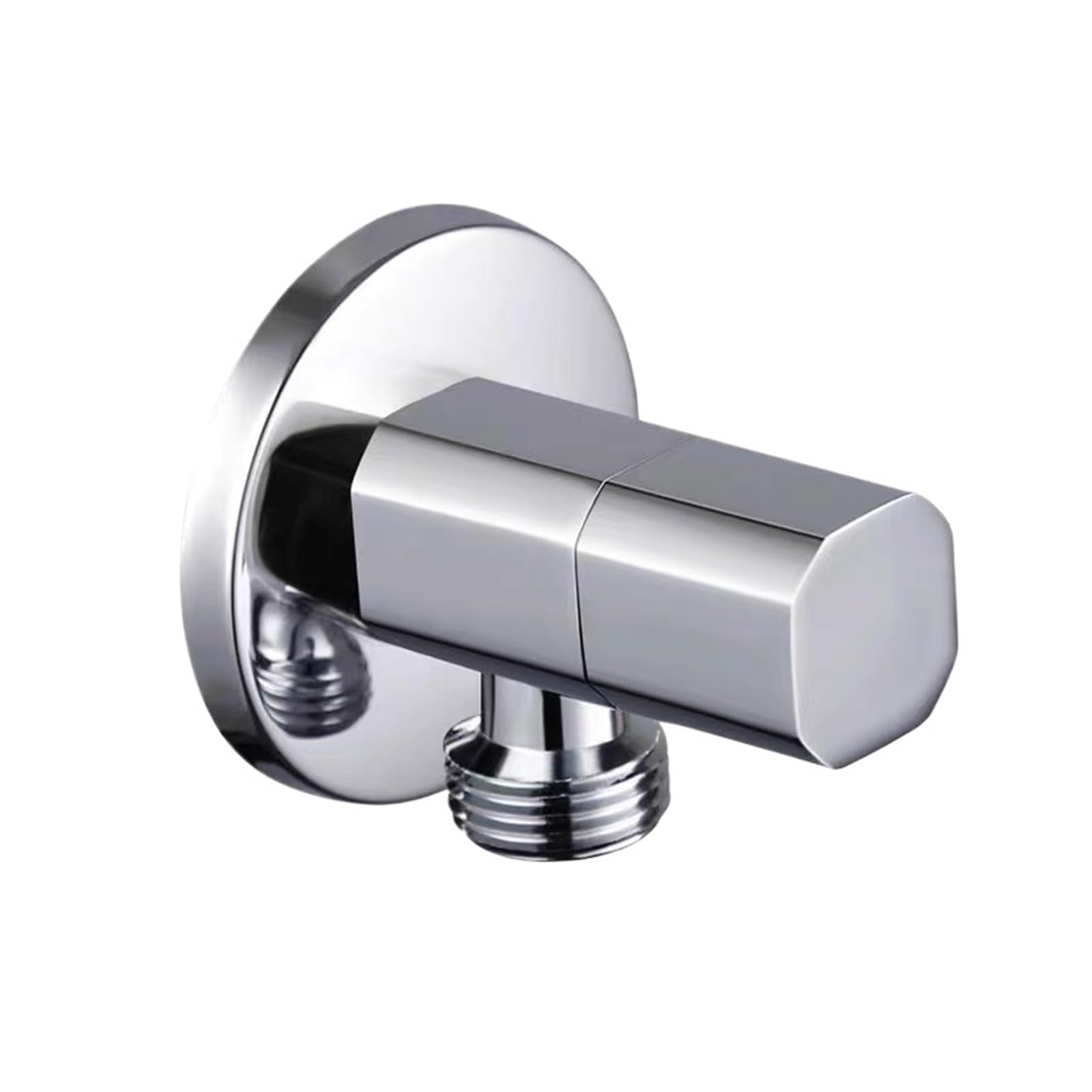 Bvhisehp Chrome A Brass Wall Mount Angle Stop Valve Bathroom Kitchen Water Control Valve