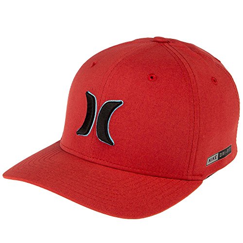 Hurley Guys' Dri-FIT Heather Fitted Cap University Red S/M