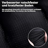 KSIIA Hundebett Grosse Hunde, Waschbar Hundekissen, 105x70cm Hellgrau – Ansicht 6
