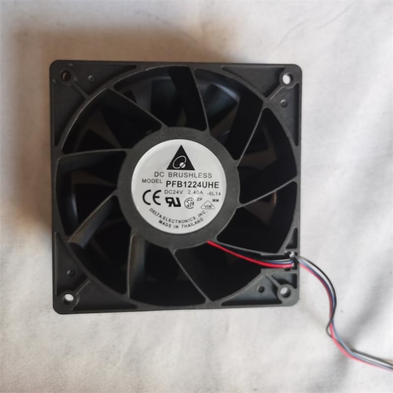 120x120x38mm PFB1224UHE 12038 24V 2.40A 120mm DC Inverter Cooling Fan ...