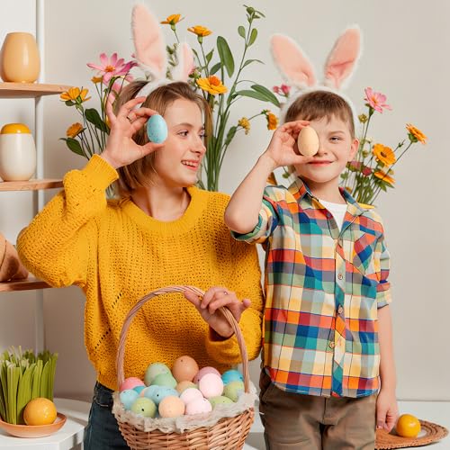 OLIKER 24/16/36 Pcs Easter Speckled Eggs, 2.4" Multi Colors Plastic Eggs for Easter Decorations, Pastel Easter Decor,Bowl & Vase Filler, Easter Basket Filler and Spring Table DIY Decor by OLIKER - Image 6