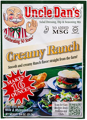 Uncle Dan’s, Creamy Ranch | Singles Packet – 0.75oz (Pack of 1) - Thumbnail 4