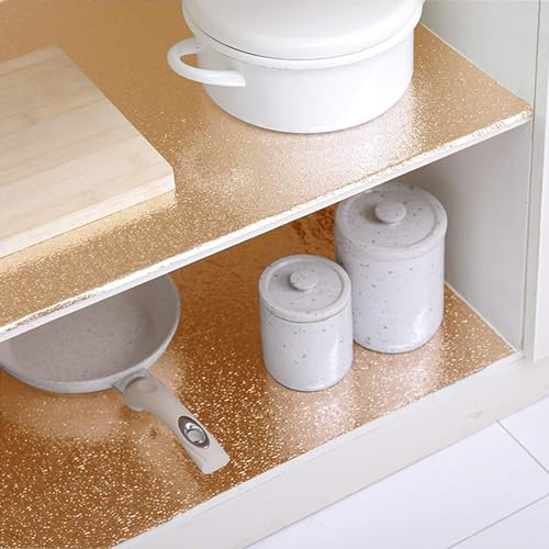Image of HOME13 Vinyl Self Adhesive Vinyl Decorative Foli Gold Kitchen Wallpaper for Kitchen Countertop Home /Office 1 Ft x 6 Ft with 2pcs