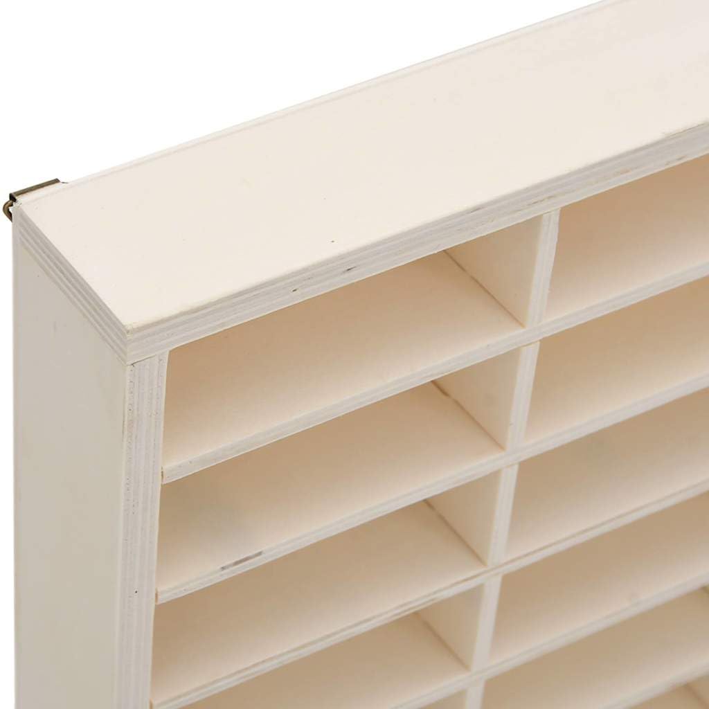 vidaXL Vetrina da Collezione in Legno con 60 Scomparti 60x4,5x40,5cm