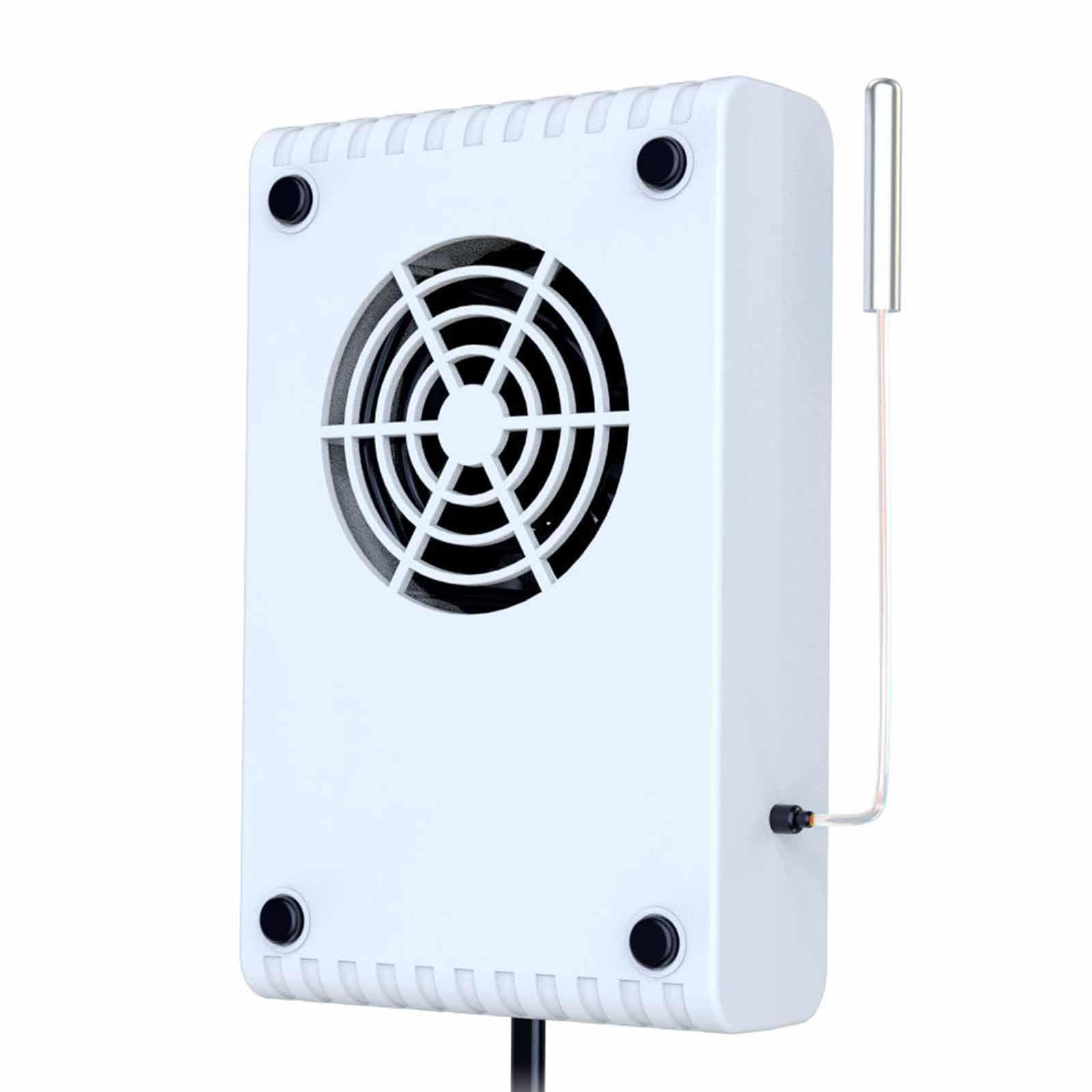 Terrario para Reptiles con Funciones Ajustables, Ventilación Silenciosa, Pantalla Digital Y de Calefacción de Bajo Consumo Energético para El, Blanco, Individual