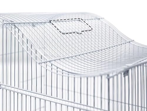 Papageienkäfig Garten Vogelkäfig Aus Metall Mit Unterem Kunststofftablett, Vogelflugkäfige, Papageienkäfig Für Sittiche, Lovebirds, Ringneck Wellensittich Käfig Vögel-4
