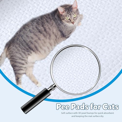 Cat Pad Refills 25 Count Super Absorbent Pee Pads for Cats Enhanced Odor Control with Light Scent 16.9" x 11.4" Compatible with Tidy Cats Breeze Litter System by DOQVTIZAY - Image 3