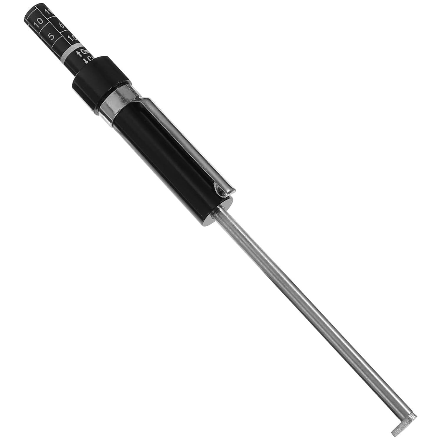 ABOOFAN 1Pc Brake Pad Detection Pen Accurate Thickness Gauge Tool for Tire Tread Depth Measurement Durable Construction Essential Car Maintenance Silver