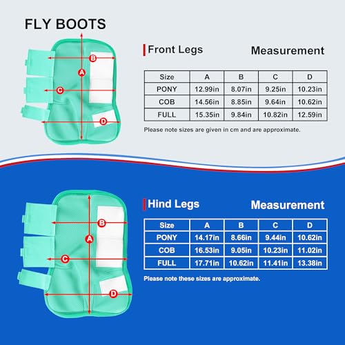Bottes anti-mouches cheval Vert Cob pour stopper les piqûres et apaiser les membres - 6