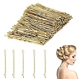Wellenförmige Haarnadeln haben kleine runde Spitzen, um das Haar vor Kratzern zu schützen. Das wellenförmige Bobby Pin-Design macht es stark genug, um ein Herunterfallen zu vermeiden.