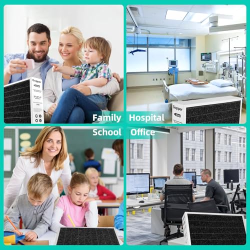 Image of X7935 20x20x5 Air Filter MERV 16, Replacement Media for HCC14-23 HCF14-16 len-nox Air Filters, honey-well Models FC100A1011 and FC200E1011