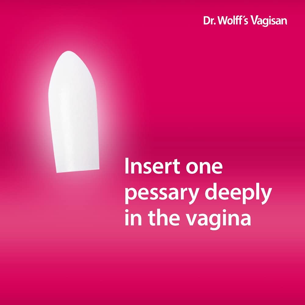 Dr. Wolff`s Vagisan Lactic Acid Helps to Prevent Vaginal Infection | Daily Vaginal Health and Intimate Hygiene | Also During Pregnancy and Breastfeeding | 2X 7pcs