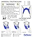 Tuffcare Universal Toileting Sling with Waist Belt (X-Large) fits Tuffcare, Hoyer, Invacare, McKesson, Drive, Lumex, Medline, Joerns and Other Patient Lifts Solid Fabric Polyester Patient Lift Sling