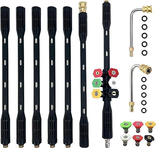 Rallonge Coudée 15° Pour Nettoyeur Haute Pression – Buse M22F à Fixation Rapide