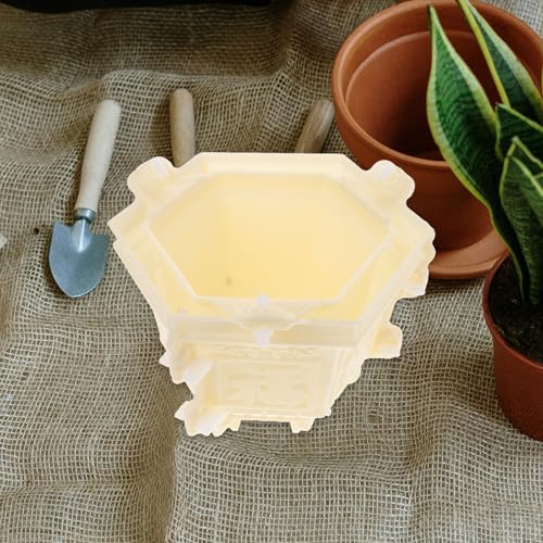 Molde para hacer macetas reutilizable ideal para decorar con suculentas 7