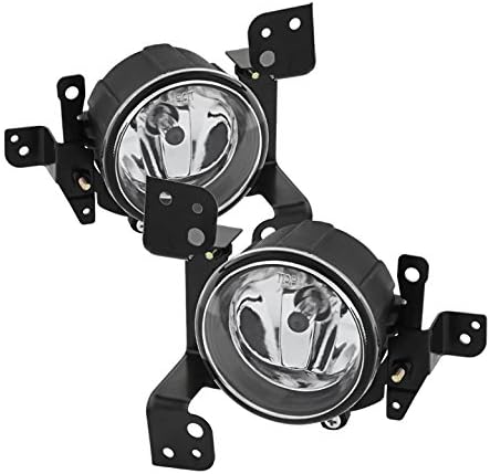 AKKON - For 2014 2015 Mit Mitsubishi Mirage Clear Lens Bumper Driving Fog Light W/Bezel + Switch