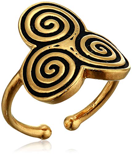 Alex And Ani Women's Triskelion Statement Ring, 14Kt Gold Plated #TOP10