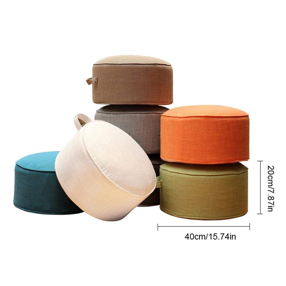 Méditation Coussin Yoga Zafu Rond Lavable Linge Maison Augmenter Le Futon Epais pour Méditation?Couleur aléatoire?