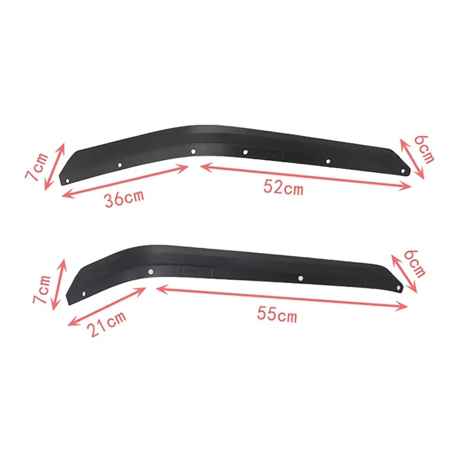 Splash Faldillas para Jeep para Wrangler para JK JKU 2007-2017 Rueda Delantera Trasera Ceja Guardabarros Revestimientos Extensión 4 Piezas carrocería Guardabarros
