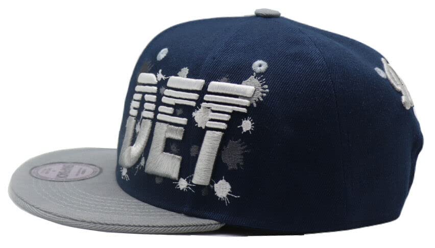 Detroit New Leader Premium Splash Eye of The Tiger Blue Gray Era Snapback Hat Cap miniatura 5