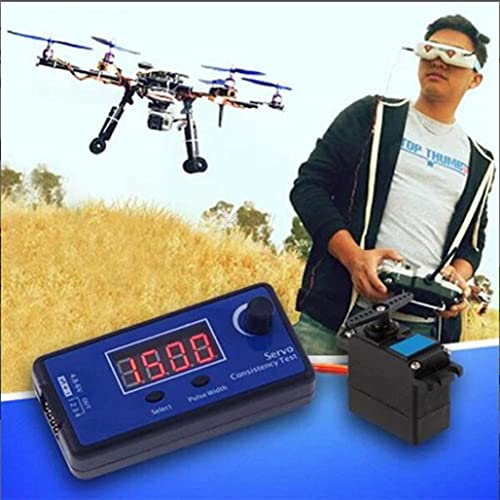 VELIHOME Digital FPV Servos Drone Testador de Estabilidade com LED Digital Display