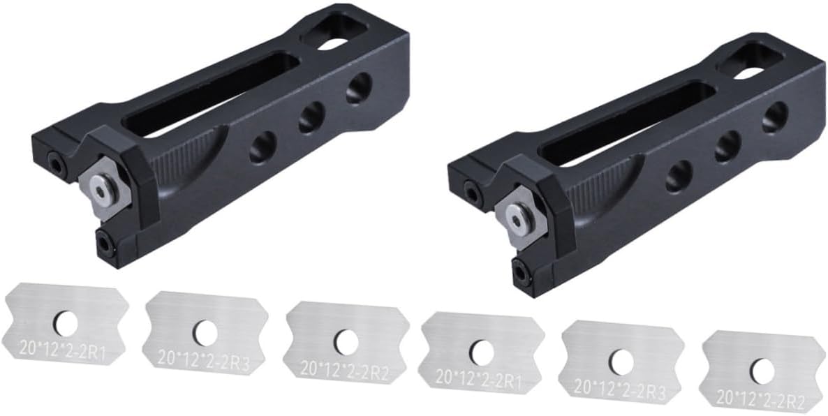 STOBOK 2pcs Hand Planer Kit Edge Trimming Blades for Woodworking Ergonomic Design Body for Smoothing and Finishing Furniture Projects