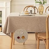 【DIMENSIONS DE LA NAPPE】 : Cette nappe est disponible en plusieurs tailles, notamment 40 x 60 cm, 90 x 90 cm, 120 x 220 cm, 140 x 250 cm et 130 x 240 cm, entre autres, afin de répondre à vos différents besoins. Veuillez prévoir un débord de 20 à 90 cm de chaque côté lorsque vous mesurez la table.