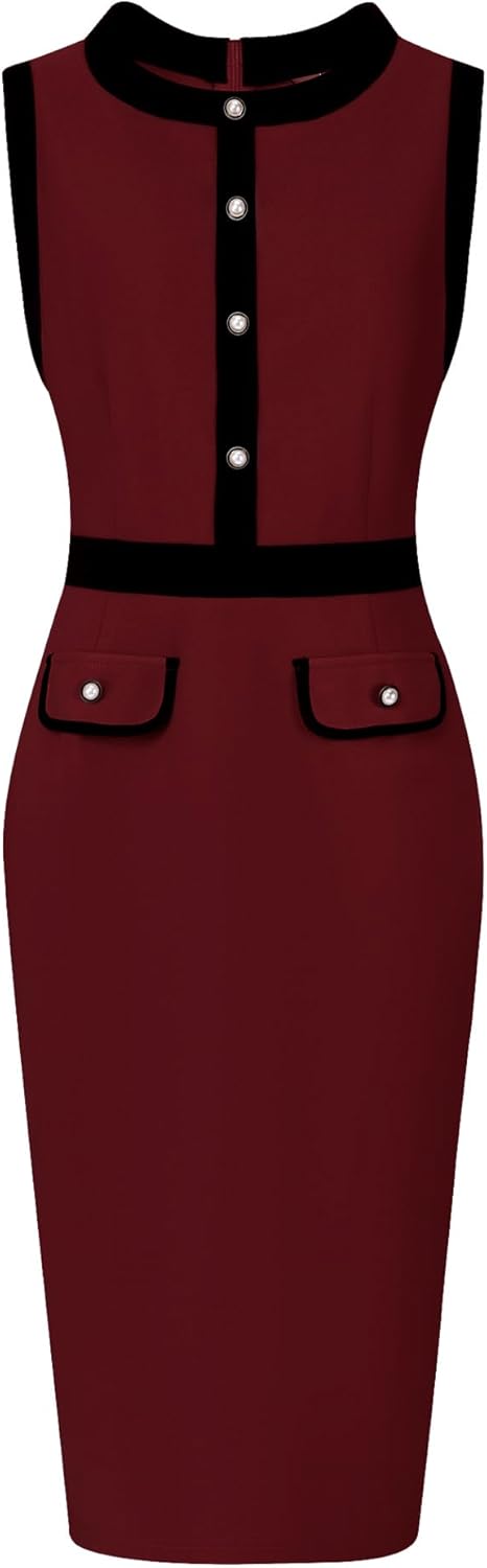 Women's Work Dresses 2025 Career Professional Sheath Dress