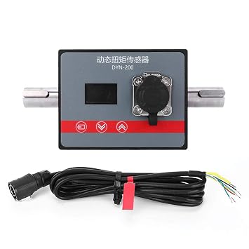 Dynamic Torsion Sensor, DC24V 30N. Torsion Speed Power Measuring Meter,with Display,for Speed Power Tester
