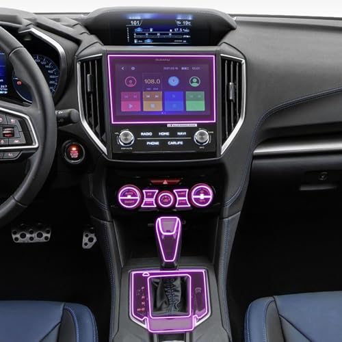 Film GPS pour Subaru XV 2018-2023 : protection console centrale de voiture en TPU
