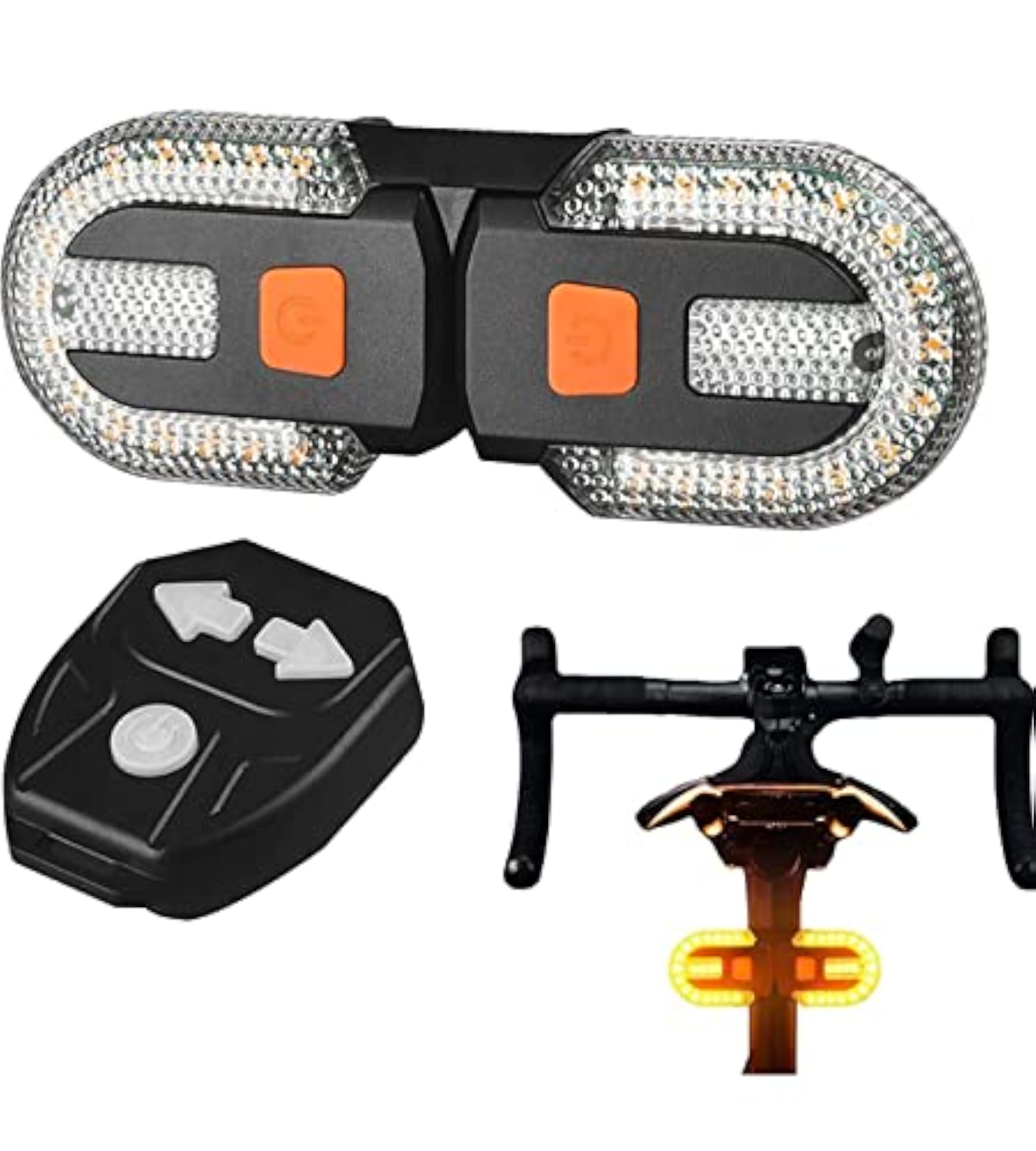 Bicycle Turn Signals with Wireless Remote Control
